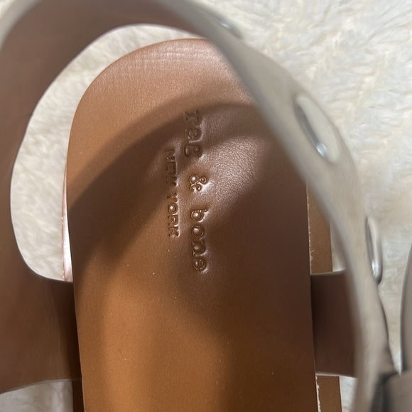 Rag & Bone Beau Fisherman Leather Sandals Sz 40| New no Box - Picture 10 of 13